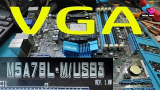 ASUS M5A78L M USB3 VGA PORT PROBLEM FIX  ASUS M5A78L M USB3 VGA PORT NOT WORKING [upl. by Adnalra]