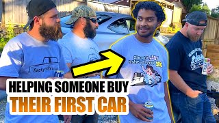 HELPING SOMEONE BUY THEIR FIRST CAR [upl. by Eibo]