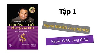 Tóm tắt sách DẠY CON LÀM GIÀU Tập 1 Robert Kiyosaki [upl. by Neerol372]