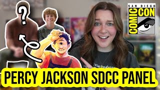 Percy Jackson SDCC Panel RECAP  Tyson Casting Announcement [upl. by Felske]