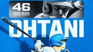 SHOHEI OHTANI TIES CAREER HIGH with his 46th home run  大谷翔平ハイライト [upl. by Hulburt]