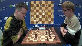 Ian Nepomniachtchi 2795 vs Denis Lazavik 2556  FIDE World Blitz Chess Championship 2023 [upl. by Enelrac]