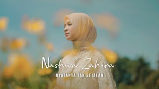 NASHWA  NYATANYA TAK SEJALAN  Official Music Video [upl. by Ahsiyn]