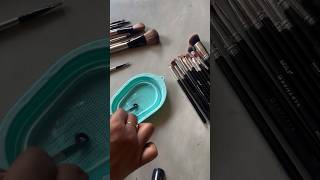 Brush cleaner ✨makeup artist brush cleaner ytshortsindia ￼ [upl. by Hoffman]