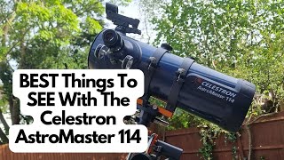 The BEST Things To SEE With The Celestron AstroMaster 114🔭 [upl. by Llydnek298]