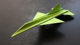 How to make a cool paper plane origami instruction F16 [upl. by Faubert]