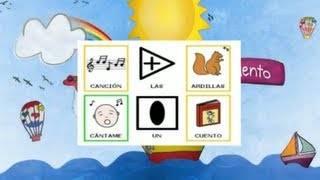 Las Ardillas canción infantil con pictogramas lavar los dientes [upl. by Haidabej]