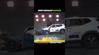 Renault DUSTER scores 3 star SAFETY RATING renault safety shorts [upl. by Ynoble]