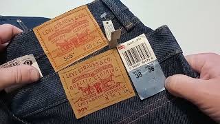 Джинсы Levis 505 двух поколений Есть ли различия [upl. by Teria]