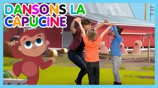 💃Dansons la capucine  Comptine avec paroles  Les amis de Boubi [upl. by Jacquenette]