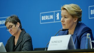 Landespressekonferenz mit dem Berliner Senat am 4 Januar 2022 [upl. by Thirza]