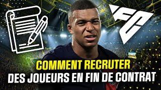 COMMENT RECRUTER UN JOUEUR EN FIN DE CONTRAT SUR FC24 [upl. by Ennaoj]