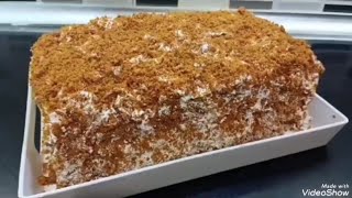 Ballı tort food reseptlər leziz recipe tort asanreseptlər delicious quba [upl. by Gnohp]