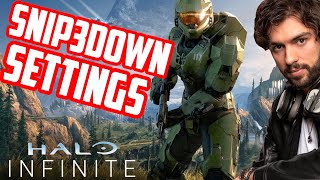 Snip3down Halo Infinite Settings Are The Best OLD SETTINGS [upl. by Aretahs145]