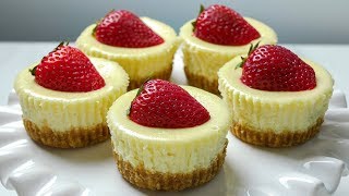 Easy Mini Cheesecakes [upl. by Pen]