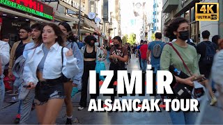 Izmir Alsancak Walking Tour l September 2021 Turkey Travel Guide 4K UHD [upl. by Lontson]