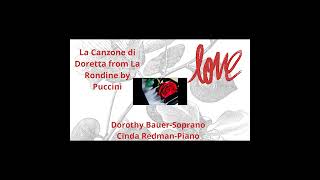 La Canzone di Doretta from the opera La Rondine by Puccini [upl. by Assirehc175]