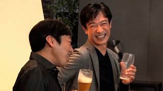 香川照之＆堺雅人、「半沢直樹」あの二人が仲良くサシ飲み！CM初共演 「パーフェクトサントリービール」新TVCM [upl. by Direj101]