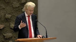 Inbreng Geert Wilders bij het debat over de geweldsincidenten in Amsterdam tweede termijn [upl. by Biggs]