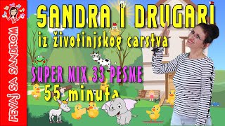 💖 Sandra i drugari iz životnjskog carstva 💖 Pevaj Sa Sandrom  Dečije pesme  Dečije priče [upl. by Enasus]