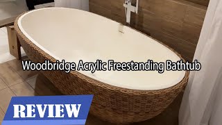 Honest Review of Woodbridge Acrylic Freestanding Bathtub [upl. by Mich]