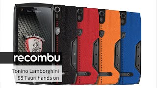 Tonino Lamborghini 88 Tauri phone hands on review  CES 2015 [upl. by Kincaid580]