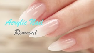 How To Remove Acrylic Nails in 20 Minutes Tutorial [upl. by Edson694]