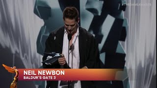 Neil Newbon  Best Performance The Game Awards [upl. by Cari]