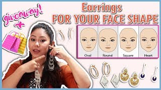 Best Earrings To Suit Your Face Shape Round Oval Heart SquareHow To Choose  ThatQuirkyMiss [upl. by Nired]