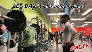 LEG DAY  I miss doing Squats [upl. by Namreh]