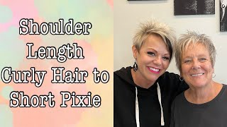 Shoulder Length Hairstyles  Curly to Very Short Pixie Cut for Women Over 60 [upl. by Selry972]