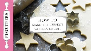 How to make the perfect vanilla biscuit  Dough Recipe  Biscuiteers [upl. by Kyred]