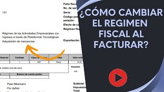 Cambiar Régimen Fiscal en CFDI VERSION 40  Configuración CFDI SAT 2023 [upl. by Anitnauq]