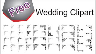 Wedding Clip Art Free Dowunlod [upl. by Etnahc]