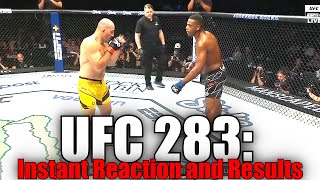 UFC 283 Glover Teixeira vs Jamahal Hill Reaction and Results [upl. by Eluj734]