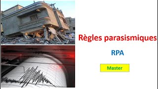 Règles parasismiques [upl. by Vil]