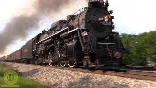 High Speed Steam Nickel Plate 765 at 70MPH [upl. by Aniretac254]