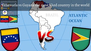 Venezuela vs Guyana the most liked country in the world [upl. by Kirshbaum]