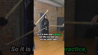 Use the Kote Strike to Gain the Center in Kote Men Practice [upl. by Euqinorev791]