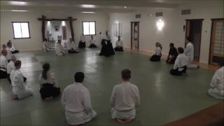 Aikido of Red Bank  Jikou Sugano Sensei March 31 2017 [upl. by Noynek]