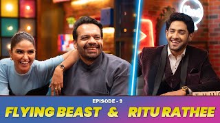 FLYING BEAST amp RITU RATHEE ROAST ON THE THUGESH SHOW  S01E09  FlyingBeast320 [upl. by Pavier295]