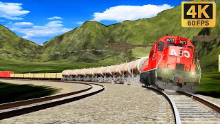 Mountain Railroad Trains Skidding and Derailments ✅ BEAMNGDrive STREAM [upl. by Kraul557]