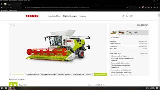 Konfiguration eines Claas Trion online [upl. by Safoelc]