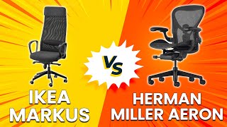 IKEA Markus vs Herman Miller Aeron  Office Chair Comparison Find Out Their Differences [upl. by My]