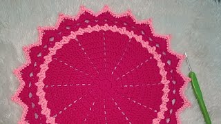 Crochet Beautiful Thalposh Step by step full Tutorial in Hindi by arbinasathi [upl. by Nylassej721]