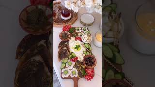 SUNDAY FUN with Labneh Breakfast Boards Farah Mehri [upl. by Annoirb]