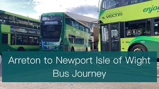 Arreton to Newport Isle of Wight Bus Journey [upl. by Manly]