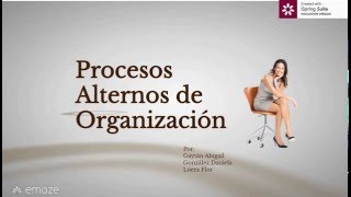 Procesos Alternos de Organización [upl. by Proffitt]