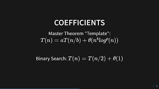 The Master Theorem with an Example [upl. by Tatum]