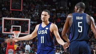 Klay Thompson FULL PreOlympic Highlights  142 PPG [upl. by Esylle]